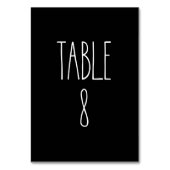 テーブル8 レアドゥン ポタリー ブラック テーブル カード (裏面)