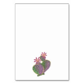 テーブル カード - サボテンの花 (裏面)