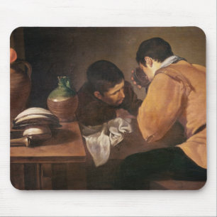 テーブル、c.1620-21の2人 マウスパッド