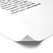 テーブルBurgundy赤とピンクのバラのシーティングチャート15 ポスター (角)