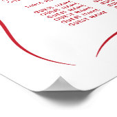 テーブ結婚ルの座席お洒落8手引き ポスター (角)