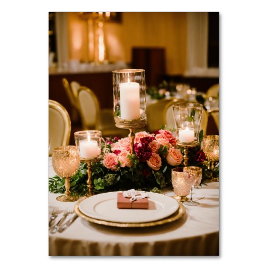 テーブ結婚ルカード テーブルナンバー (正面)