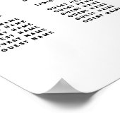 テーブ結婚ルシート10伝統的タトゥーいかり ポスター (角)