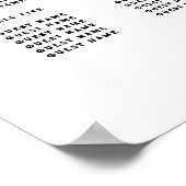 テーブ結婚ルシート8伝統的タトゥーいかり ポスター (角)