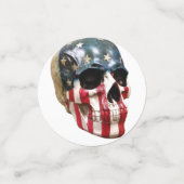 テーブ絵を描ル紙吹雪のスカル コンフェッティ (スモール正面)