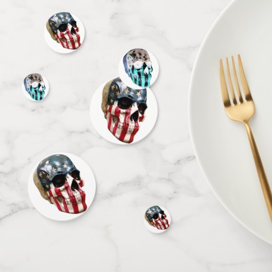 テーブ絵を描ル紙吹雪のスカル コンフェッティ (グループ)