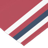 テーブ航海のルランナー赤と青 ショートテーブルランナー (コーナー)