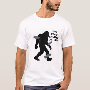 テープおもしろいで写実的なティーでつかまえられる大きい食糧 Tシャツ