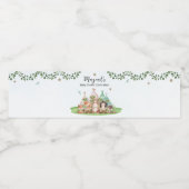 テープと小さな足指のウォーターボトルラブル ペットボトルラベル (シングルラベル)