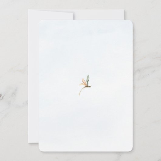 テープと小さな足指ベビーシャワー招待状 招待状 (裏面)