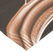 テープカーブ、茶色の切り出し(レリーフ、 浮き彫りとオーバーラップ) テーブルクロス (アングル)