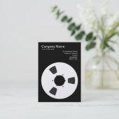 テープスプール – (金ゴールド) 名刺 (スタンド正面)