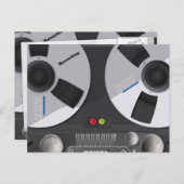テープデッキレコーダー ポストカード (正面/裏面)