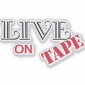 テープビニールのシールにライブ！ シール (正面)