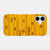 テープメジャー –  iPhone 16ケース (裏面横)