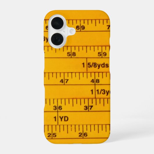 テープメジャー –  iPhone 16ケース (裏面)
