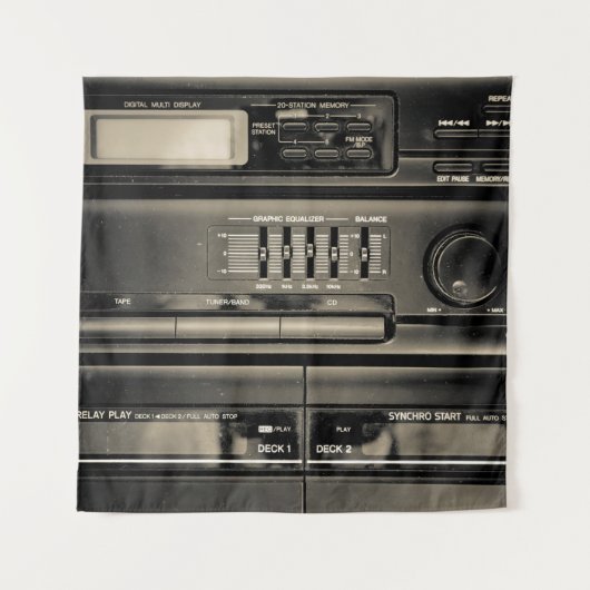 テープレコーダ タペストリー (正面)