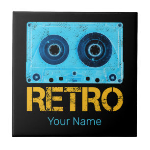 テープレトロヴィンテージカセット80sパーティー タイル