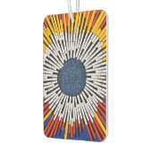 テープ内の抽象芸術:スターバスト カーエアーフレッシュナー (左)