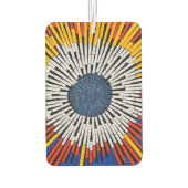 テープ内の抽象芸術:スターバスト カーエアーフレッシュナー (裏面)