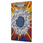 テープ内の抽象芸術:スターバスト クリップボード (左)