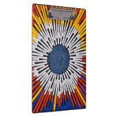 テープ内の抽象芸術:スターバスト クリップボード (右)