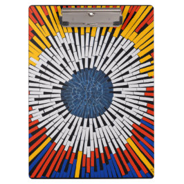 テープ内の抽象芸術:スターバスト クリップボード