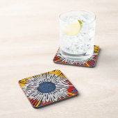 テープ内の抽象芸術:スターバスト コースター (右側)