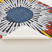 テープ内の抽象芸術:スターバスト シェルパブランケット (3/4)