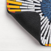 テープ内の抽象芸術:スターバスト マウスパッド (コーナー)