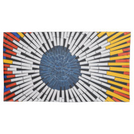 テープ内の抽象芸術:スターバスト 枕カバー