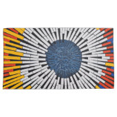 テープ内の抽象芸術:スターバスト 枕カバー (正面右)