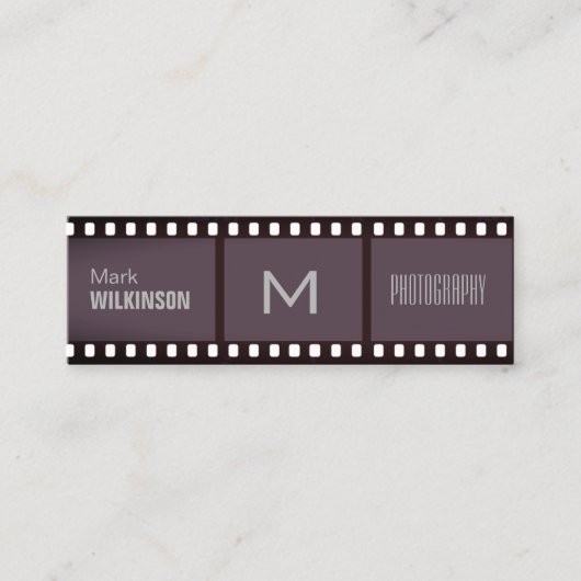 テープ専門カバーの部分 スキニー名刺 (正面)