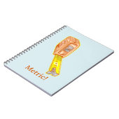 テープ測定メトリックシステム測定テープ ノートブック (左側)