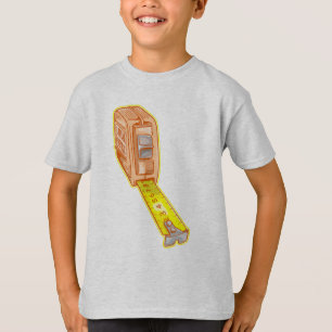 テープ測定メトリックシステム測定テープ Tシャツ