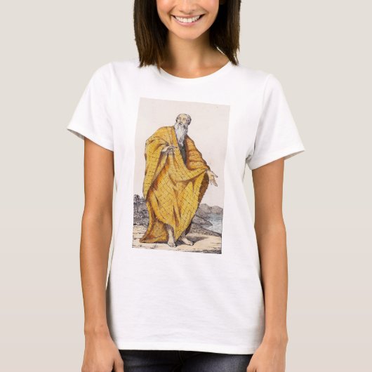 テーベのパウロ聖人 初代キリスト教隠者アート Tシャツ (正面)