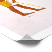 テーベの王の墓からの壁画、ディスク ポスター (角)