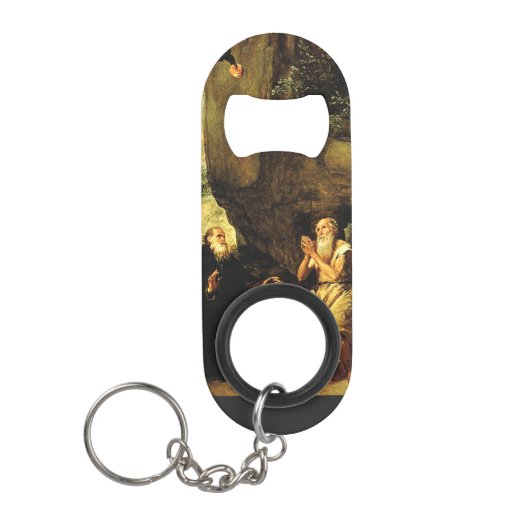 テーベ素晴らしスのアンソニーとポール キーホルダー栓抜き (正面)