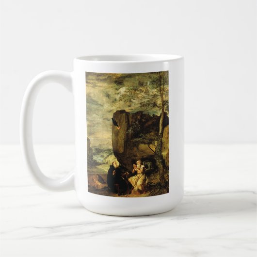 テーベ素晴らしスのアンソニーとポール コーヒーマグカップ (左)