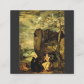 テーベ素晴らしスのアンソニーとポール スクエア名刺 (正面)