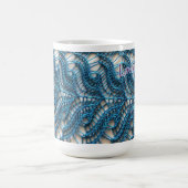 テーマのマグを編むレース コーヒーマグカップ (中央)