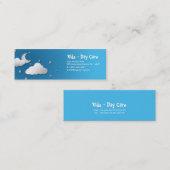 テーマの名刺をからかいます スキニー名刺 (正面/裏面)