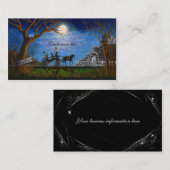 テーマの名刺を結婚するハロウィン 名刺 (正面/裏面)