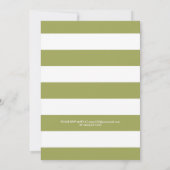 テーマの花嫁のブランチの賢明な招待を食事するレストラン 招待状 (裏面)