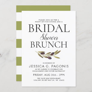テーマの花嫁のブランチの賢明な招待を食事するレストラン 招待状