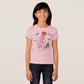 テーマの魔法の人魚パーソナライズされた海 Tシャツ (正面フル)