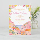 テーマイタリアン婚約パーティ招待状 招待状 (スタンド正面)