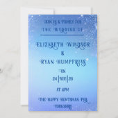 テーマエレガント招待状のスパークルデザイン 招待状 (正面)