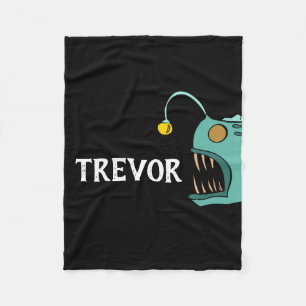 テーマカスタムボーイズベッドルームフィッシュ フリースブランケット