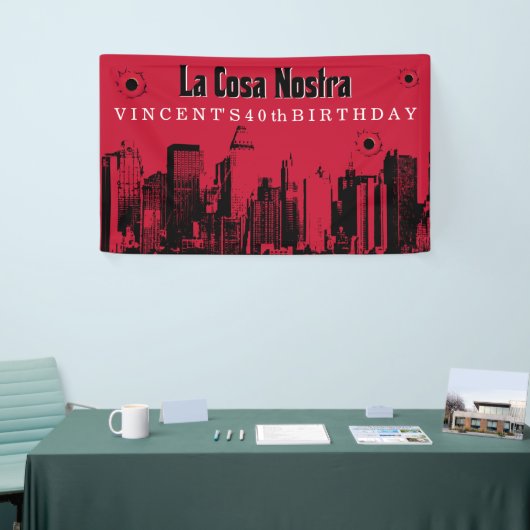 テーマギャングギャングのパーティー 横断幕 (トレードショー)